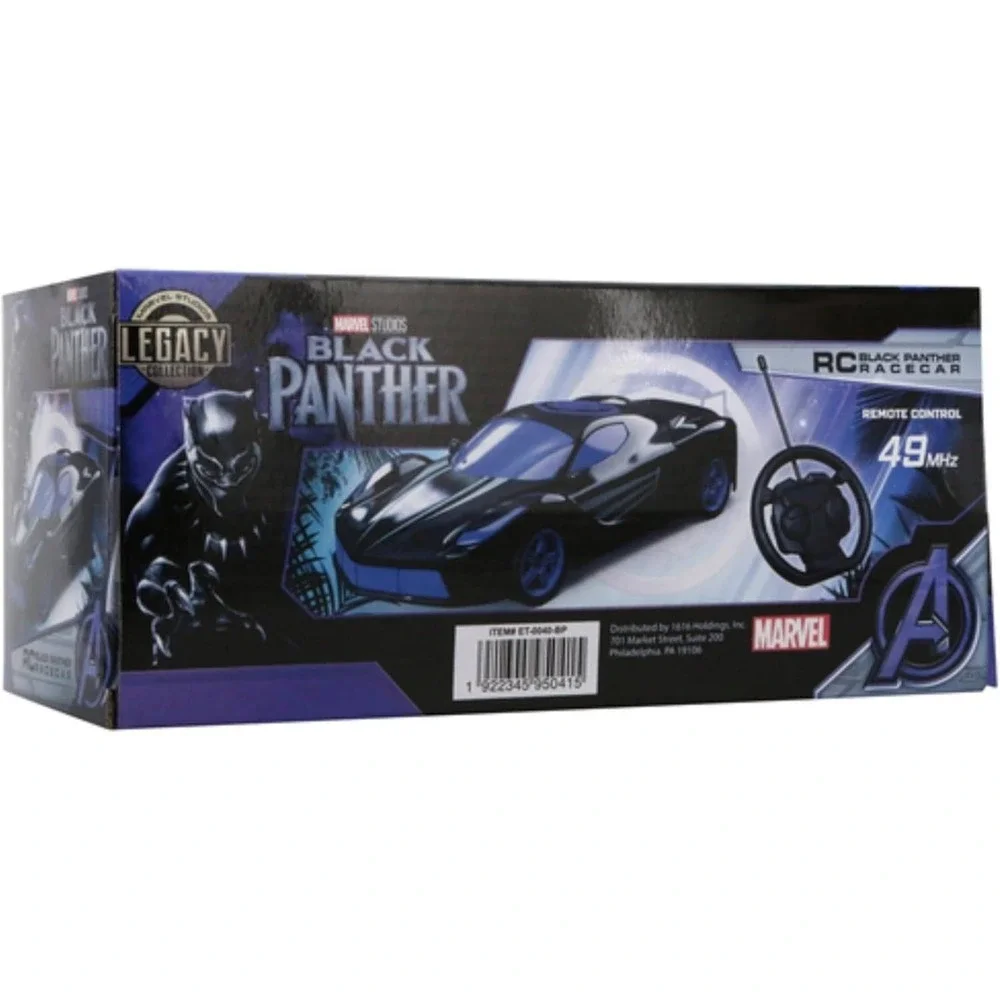 Marvel Studios Black Panther RC Race Car Remote Control For Kids‎ 49MHz Ages 8+